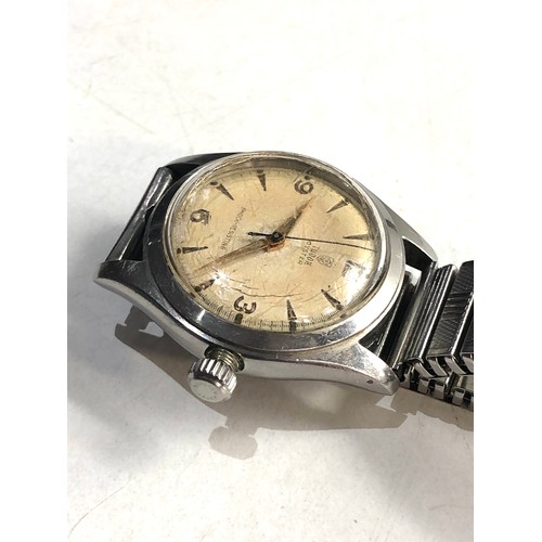 113 - Vintage Rolex Tudor Oyster gents wristwatch s/steel case manual wind in working order crown not scre... 