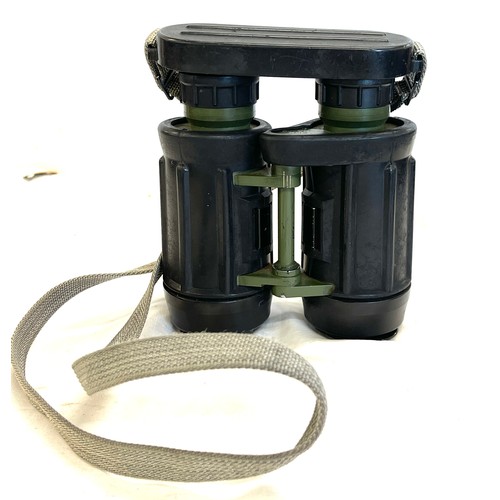 13 - Carl Zeiss Jena 7 x 40b GA binoculars, with lens covers and carry straps