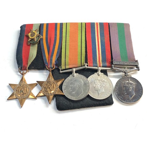 571 - WW.2 Medal group G.V.1 South east asia 1945-46 G.S.M  named 14505942 sgt w.v knowles C.M.P