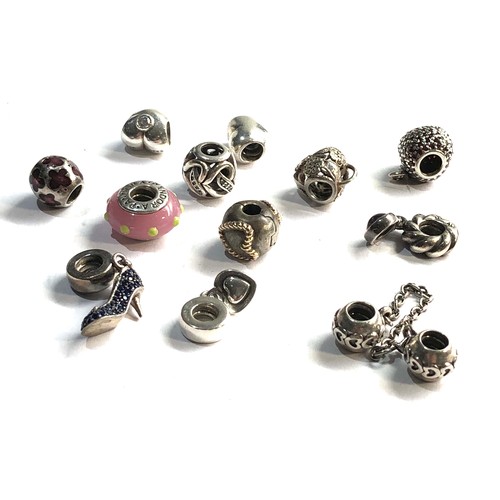 551 - 12 silver pandora charms