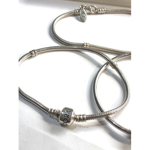 525 - 3 silver pandora bracelets