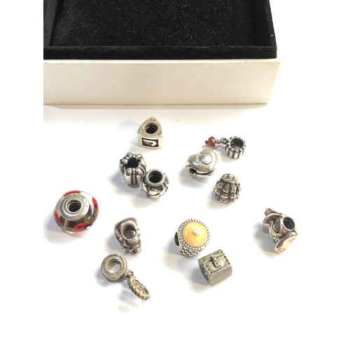 549 - 12 silver pandora charms