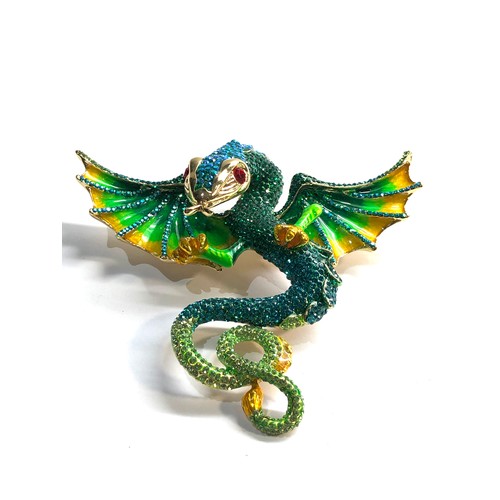 563 - Large Butler & wilson flying serpent