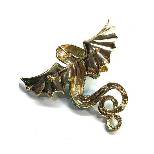 563 - Large Butler & wilson flying serpent