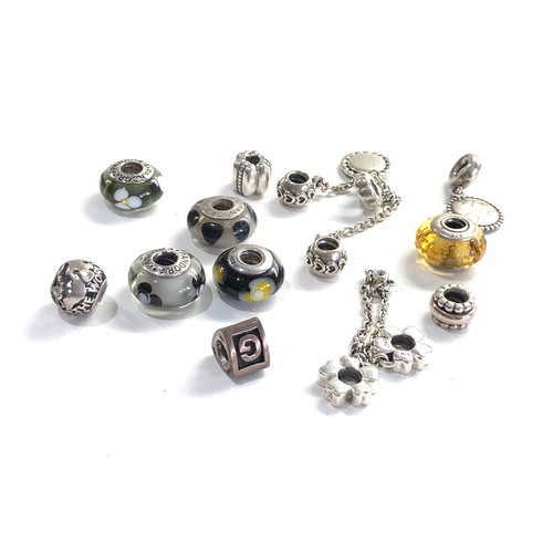 546 - 12 pandora silver charms