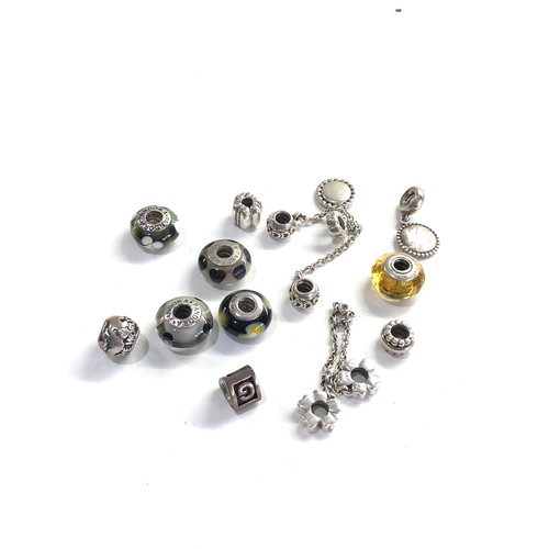 546 - 12 pandora silver charms