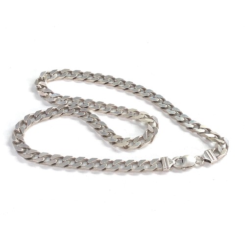 524 - Chunky heavy silver necklace weight 62g