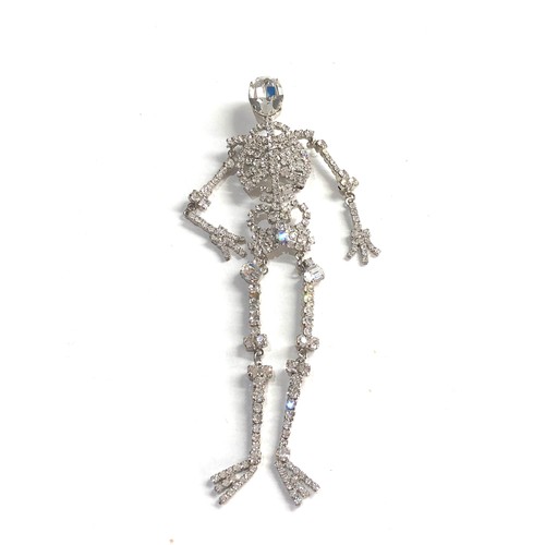 560 - Butler And Wilson Skeleton Brooch