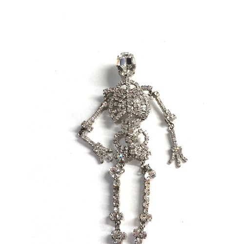 560 - Butler And Wilson Skeleton Brooch