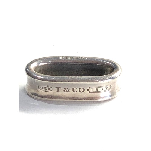 545 - Tiffany & Co silver scarf ring