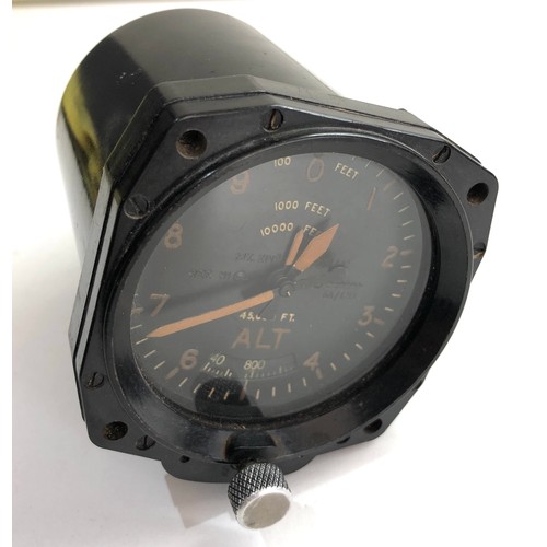 574 - ww2 air ministry marked cockpit altmeter mk.x1v