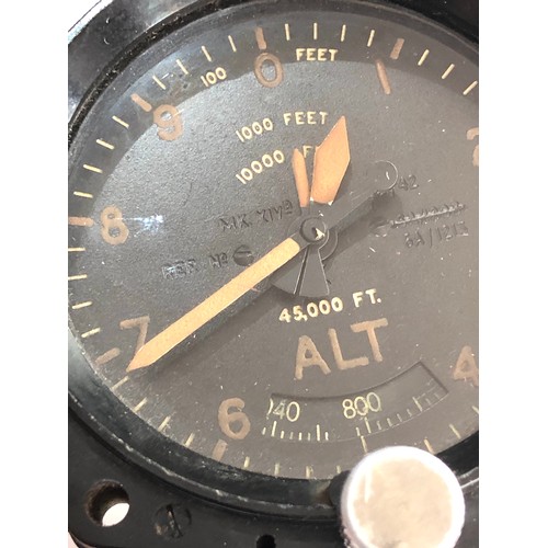 574 - ww2 air ministry marked cockpit altmeter mk.x1v