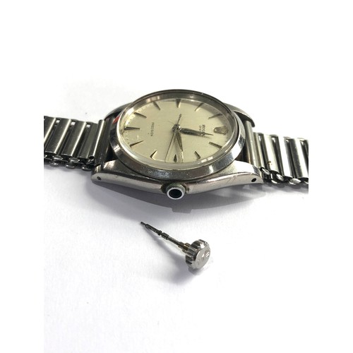 66 - 1960s Rolex oyster precision gents wristwatch .the watch will tick the winder screws up tight but co... 