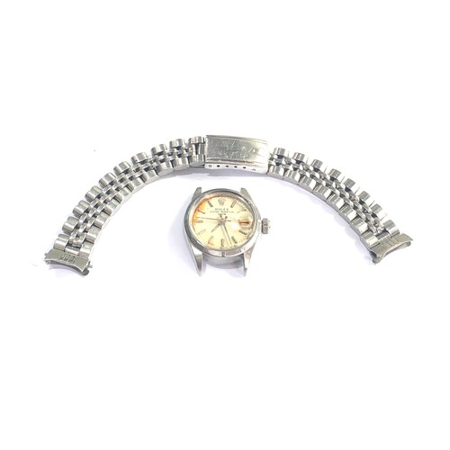 68 - Vintage s/steel ladies Rolex oyster perpetual date  serial No 4036924 circa 1975 wristwatch the dial... 