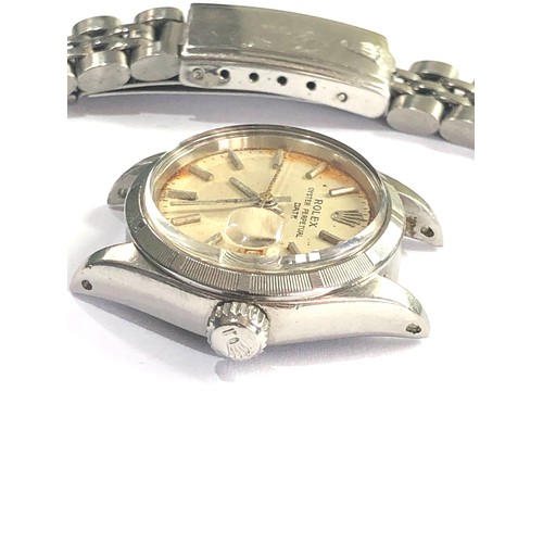 68 - Vintage s/steel ladies Rolex oyster perpetual date  serial No 4036924 circa 1975 wristwatch the dial... 