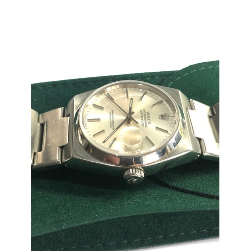 70 - Rare Vintage Rolex Oysterquartz datejust Rolex 5035 11 jewel case No 17000b in very good condition t... 