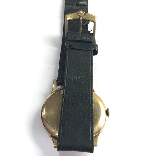 72 - Vintage 9ct gold Rolex tudor gents wristwatch in good condition working order but no warranty given ... 