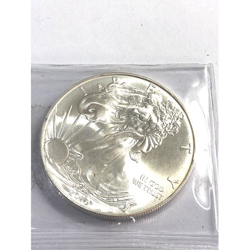 587 - 2010 1oz fine silver liberty eagle American $1 One dollar coin unc condition