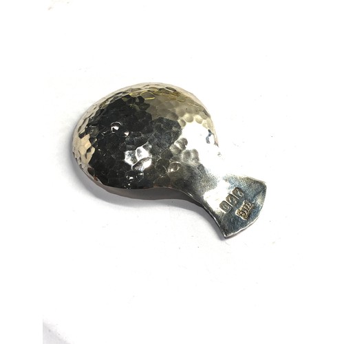 3 - irish silver tea caddy spoon