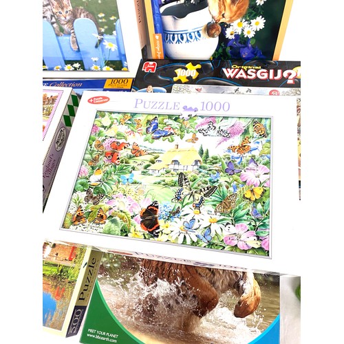 244 - Selection 10 jigsaw puzzles, various scenes