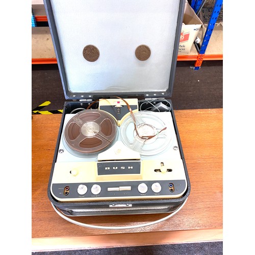 259 - Cased Bush reel to reel player