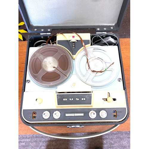 259 - Cased Bush reel to reel player