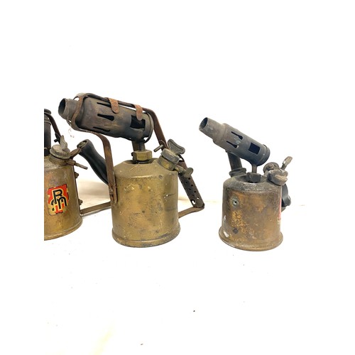 339 - 4 Vintage blow torches