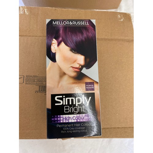 271 - 12 Mellor and russell simply bright purple passion hair dye