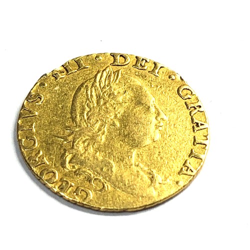 539 - George lll Gold half Guinea. Dated 1786 4.13g