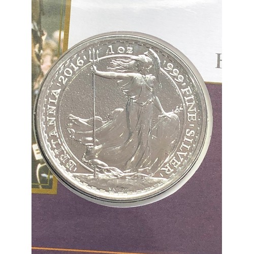 548 - Limited edition Silver 1oz Fine .999 coin the queens official birthday trooping the colour silver co... 