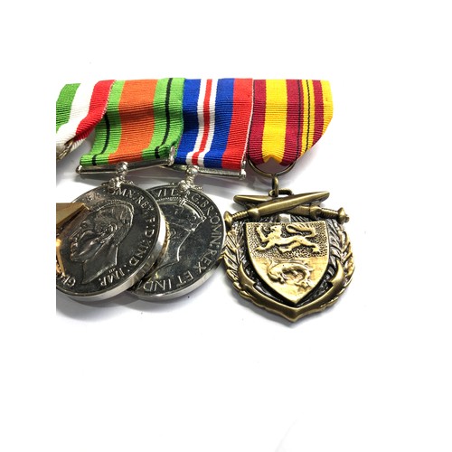 527 - ww2 mounted medal group including Dunkirk medal