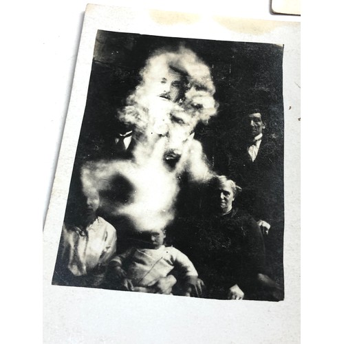 571 - 5 rare antique real photo spiritualist ghost postcards condition as shown