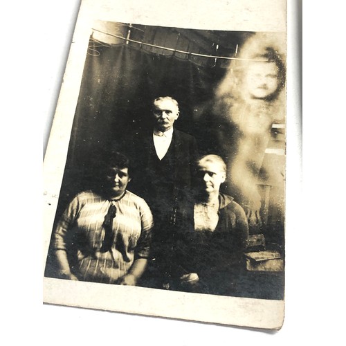 571 - 5 rare antique real photo spiritualist ghost postcards condition as shown