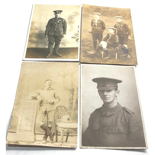 577 - 4 ww1 Real photo postcards