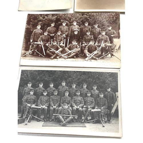 576 - 4 ww1 real photo postcards