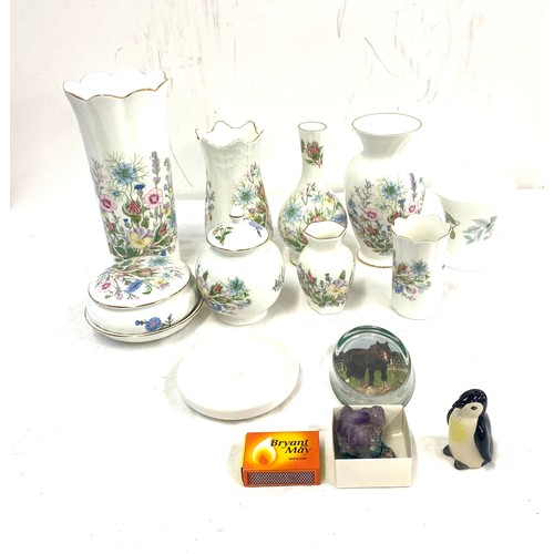 203 - Large selection of miscellaneous pottery includes poole, aynsley etc