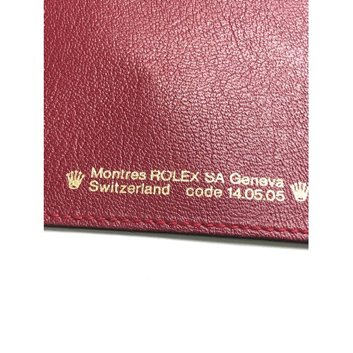 469 - Rolex credit card holder wallet - Leather