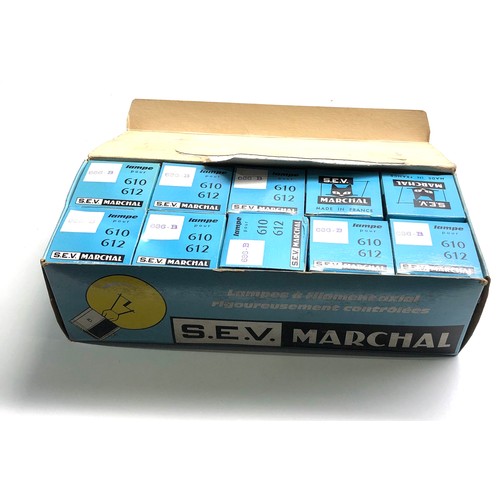 450 - Vintage original boxed S.E.V Marchal bulbs still in original packaging 10 packed in outer box