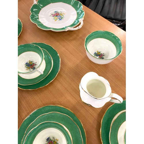 229 - Vintage part tea set, by Crest and Sons