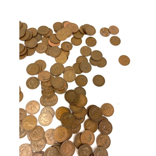 5 - Selection of copper coins, to include half, old pennies