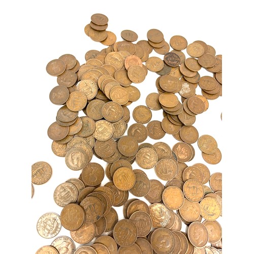 5 - Selection of copper coins, to include half, old pennies