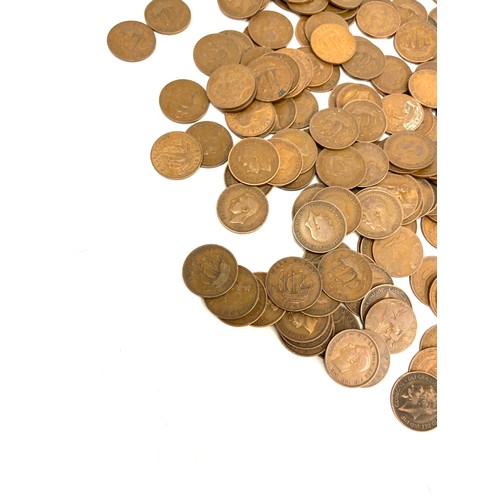 5 - Selection of copper coins, to include half, old pennies