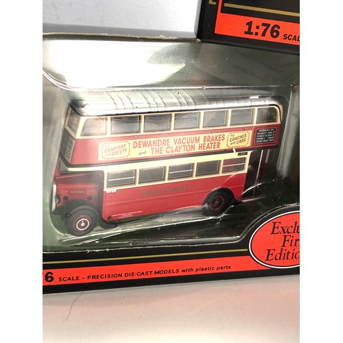 72 - 3 Exclusive first editions buses original boxed