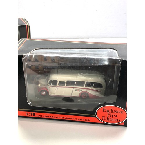 72 - 3 Exclusive first editions buses original boxed