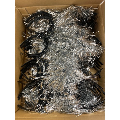 206 - Box of 96 brand new tinsel bob head bands