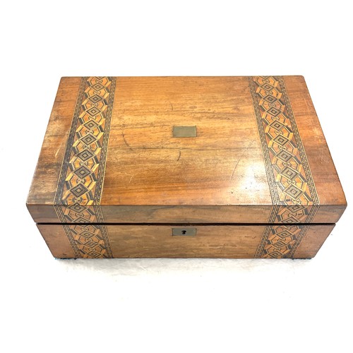 13 - Antique inlaid writing slope