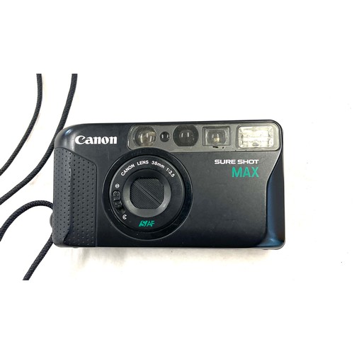 22 - kodak retinette camera, Canon sure shot and a Panorama camera