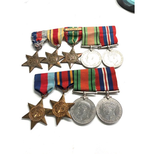 533 - 2 ww2 medal groups