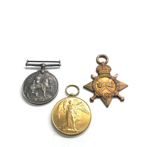 534 - ww1 trio medals to 30689 bmbr g hackles r.f.a - r.a