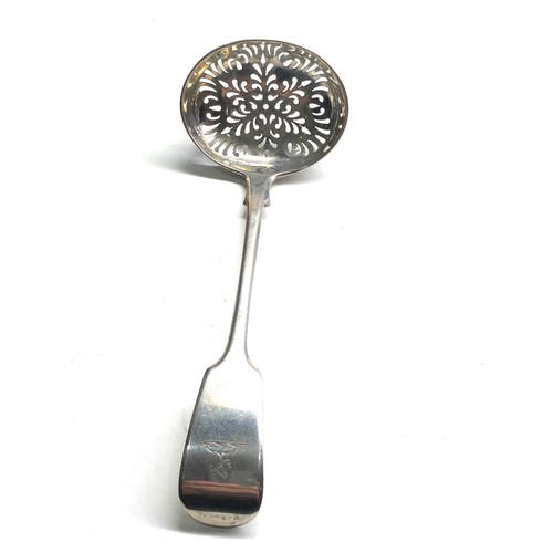 61 - Victorian silver sifter spoon weight 45g